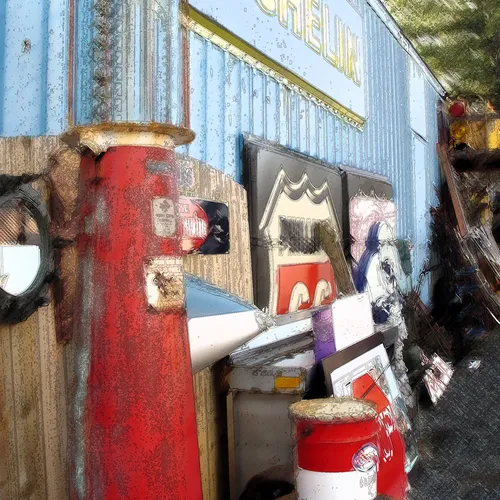 Gas Pump Inkoutline